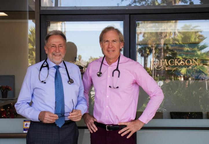 Photo of Dr. Douglas Jackson and Dr. Douglas Cummings