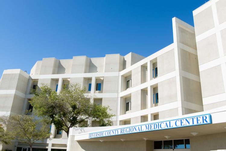 The Riverside County Regional Medical Center is a public teaching hospital in Moreno Valley, California (Photo by Heidi de Marco/KHN)